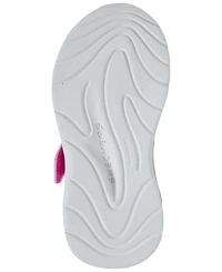 Skechers Toddler Girls Wave 92 Fastening Strap Lifestyle Sneakers from Finish Line