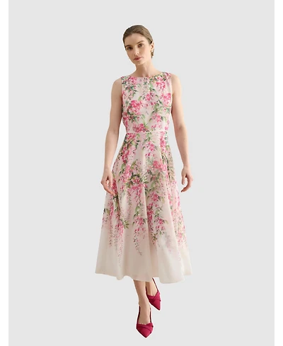Hobbs London Carly Fit Flare Midi Dress