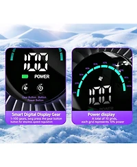 Cowin Usb-c Rechargeable Desk Fan - Touch Control, 3000mAh, 5 Speeds, Led Display