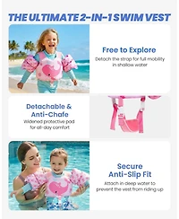 Aofar Swim Vest Floaties Arm Jacket Water Wings