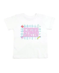 Sweet Wink Toddler Girls Kindergarten Pearl Patch Short Sleeve T-Shirt