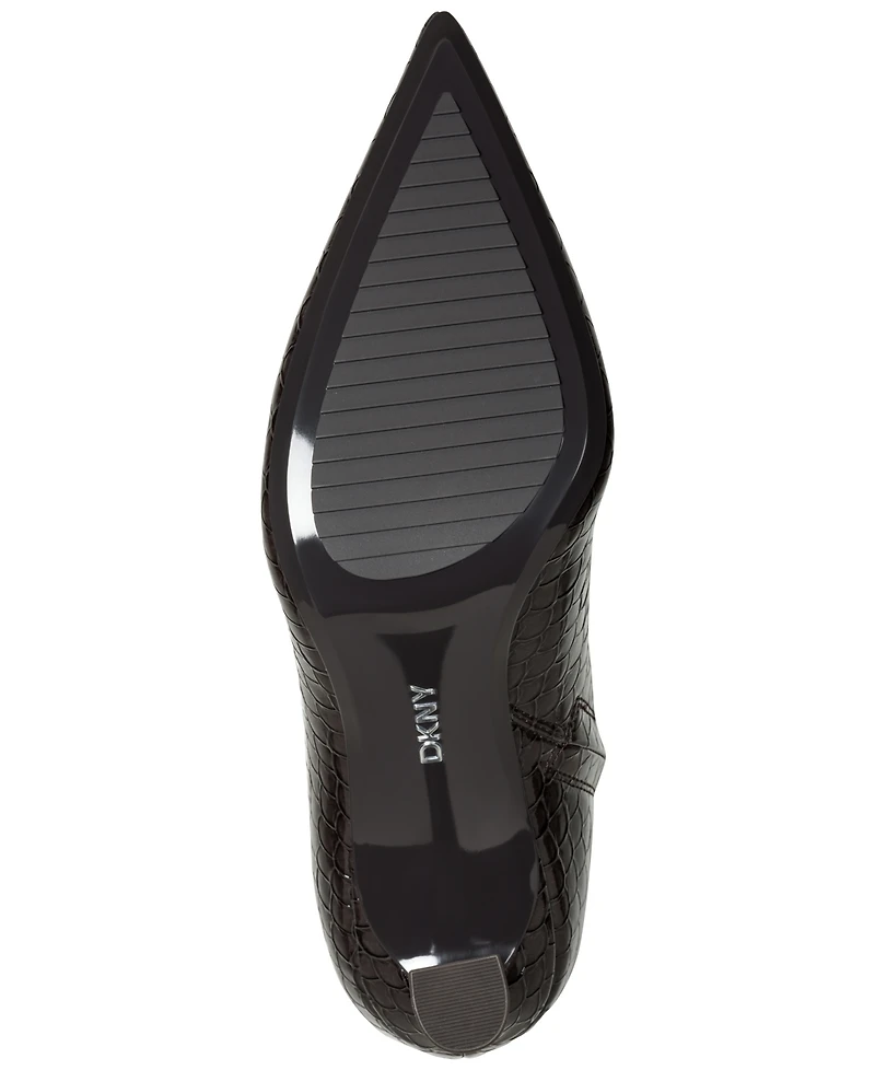 Dkny Women's Cayden Heeled Pointed Toe Dress Booties