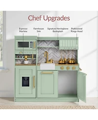 Best Choice Products Pretend Play Kitchen with Espresso Machine