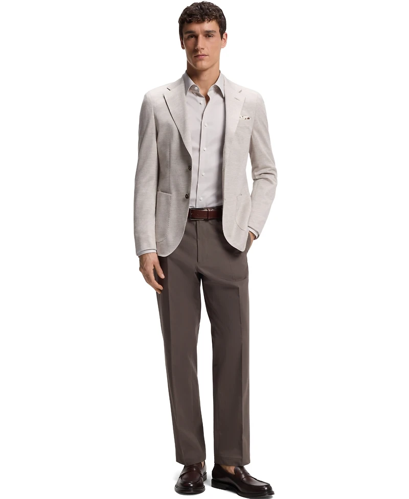 Boss by Hugo Men's Structured Cotton Blend Slim-Fit Dress Shirt