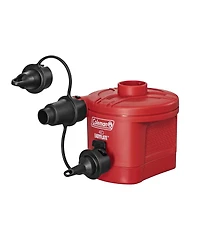 Coleman EasyFlate 4D Electric Air Pump, Battery Powered Inflator with 3 Adapters