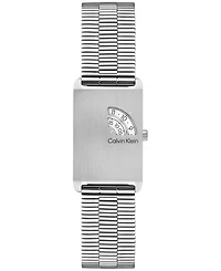 Calvin Klein Men's Dapper Silver-Tone Stainless Steel Mesh Bracelet Watch 24mm