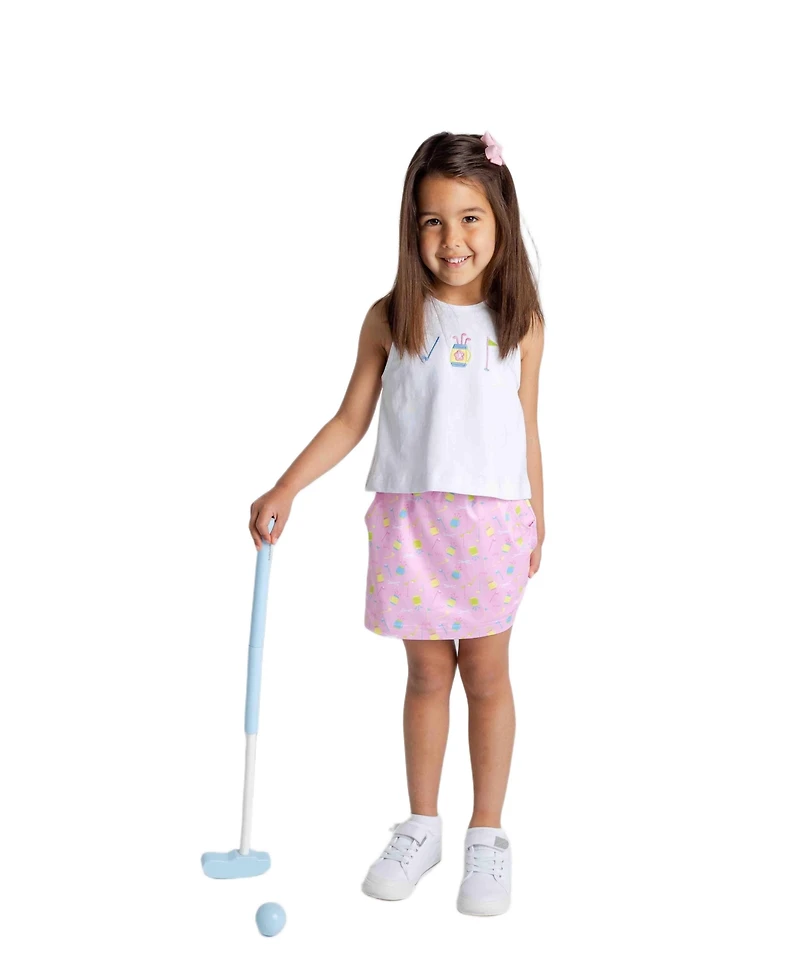 Florence Eiseman Big Girl Top And Skort Set With Golf