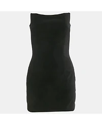 Pre-Owned Balmain Women's Velvet Strapless Mini Dress