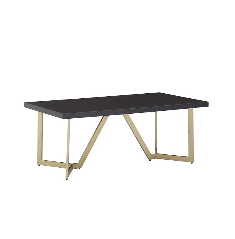 iNSPIRE Q Finish Coffee Table with Metal Base