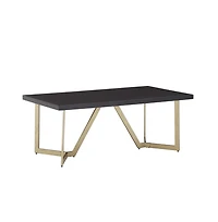 iNSPIRE Q Finish Coffee Table with Metal Base