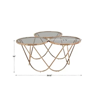 iNSPIRE Q Coffee Table With Smoked Glass Top