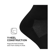 Feetures Men's High Performance Cushion Quarter Sock for Women & Men - Moisture-Wicking Athletic Socks