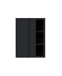 Boyel Living 36" Hight Standard Corner Wall Cabinets, Ready to Assemble Kitchen Cabinet with Solid Wood Frame, Soft-Close Slides and Hinge