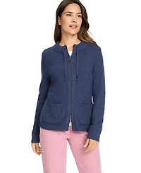 Olsen Women's Zip Front Cardigan