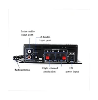 Artudatech 2 Channel 400W Bluetooth HiFi Amplifier with Usb/Sd/Fm & Remote Control