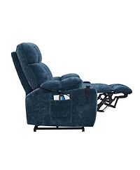 Clihome Dual Motor Power Lift Recliner Chair for Elderly Infinite Position Lay Flat 180degree(s) Recliner with Heat Massage