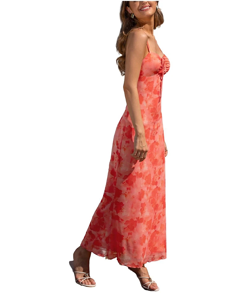 Cupshe Women's Tropical Heat Floral Maxi Beach Dress