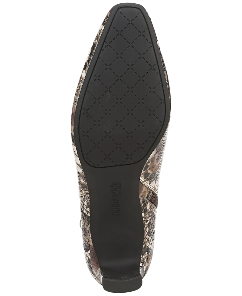 LifeStride Women's Fawn Zip Snip Toe Short Boots