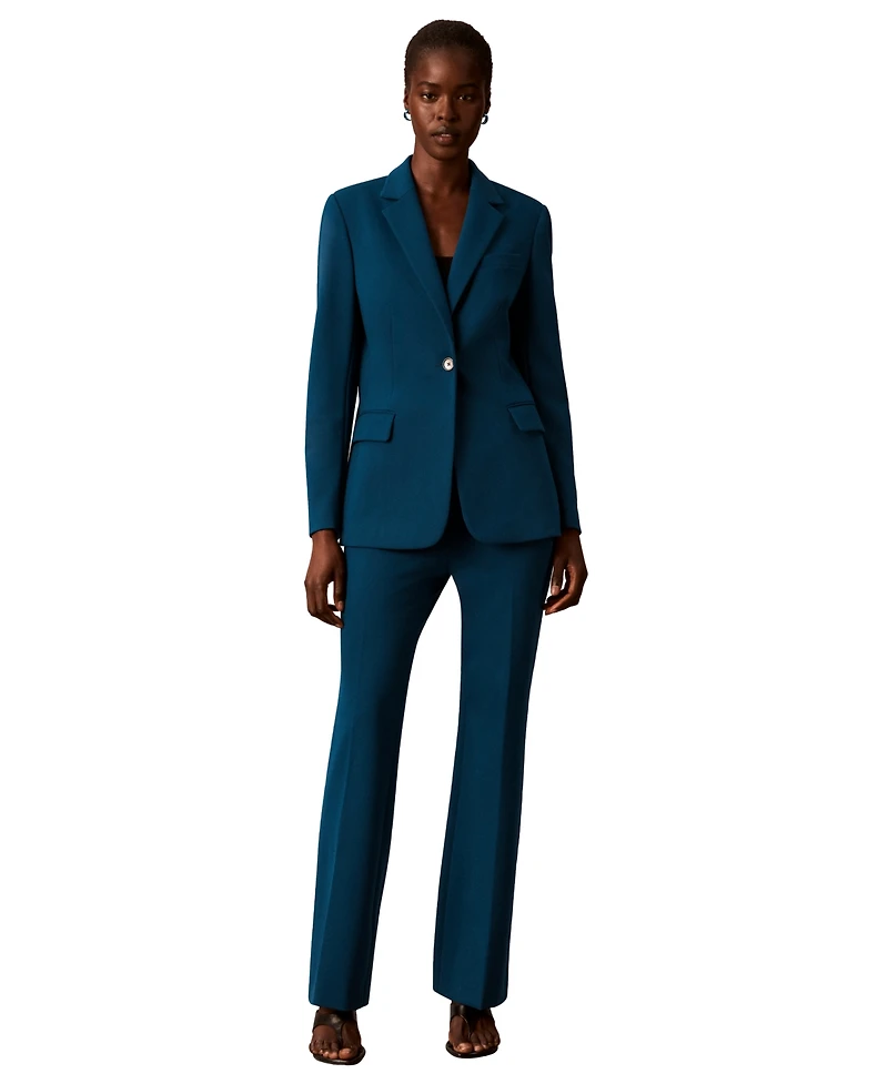 Calvin Klein Petite High-Rise Bootcut Pants