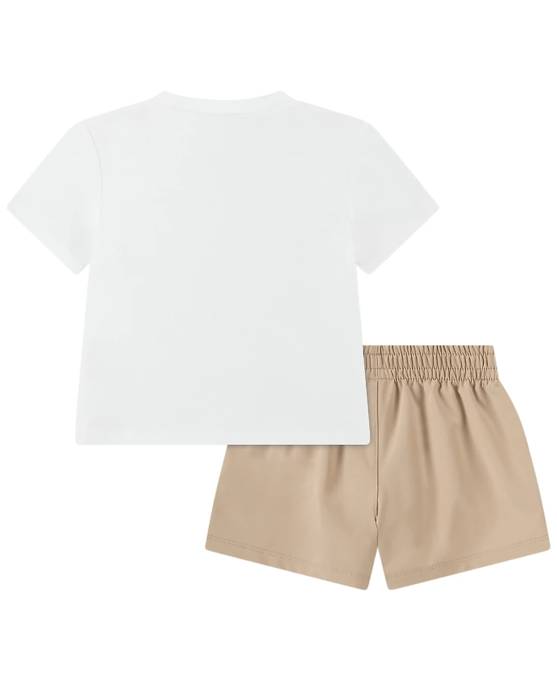 Jordan Baby Boys' Short-Sleeve T-Shirt and Shorts, 2-Piece Set