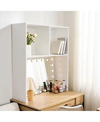 DormCo Yak About It Double Cube Desk Bookshelf Hutch