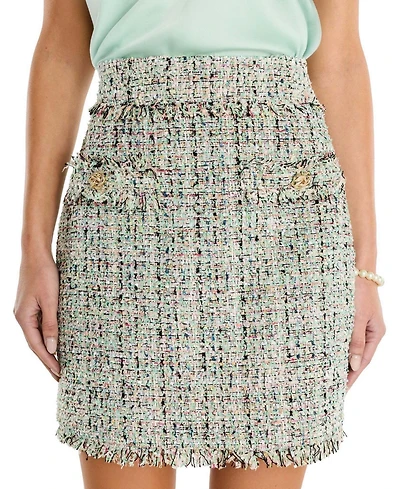 The Noli Shop Women's Lisette Tweed Skirt