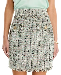 The Noli Shop Women's Lisette Tweed Skirt