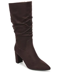 LifeStride Women's Renee Wide Calf Zipper Tall Boots