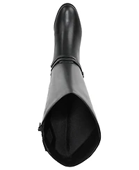 LifeStride Women's Scout Wide Calf Riding Tall Block Heel Boots