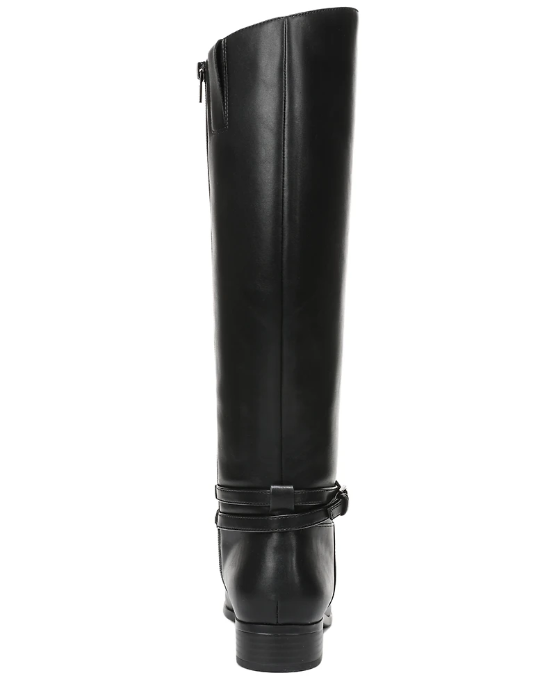 LifeStride Women's Scout Wide Calf Riding Tall Block Heel Boots