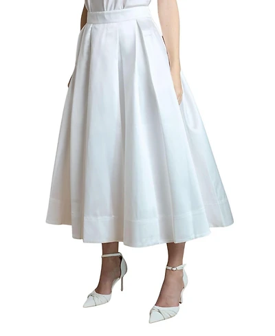 Coast Women's Bridal Pleated Midi Skirt