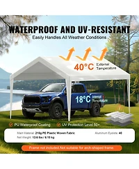 Vevor Carport Replacement Canopy Car Shelter Fabric Frame Not Included