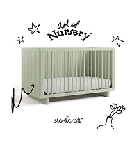 Storkcraft Kyoto Deluxe Convertible Crib with Bonus Toddler Guardrail