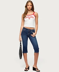 Edikted Women's England Contrast Tank Top
