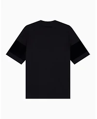 A|X Armani Exchange Men's Short Sleeve Colorblock Regular Plus Fit T-Shirt