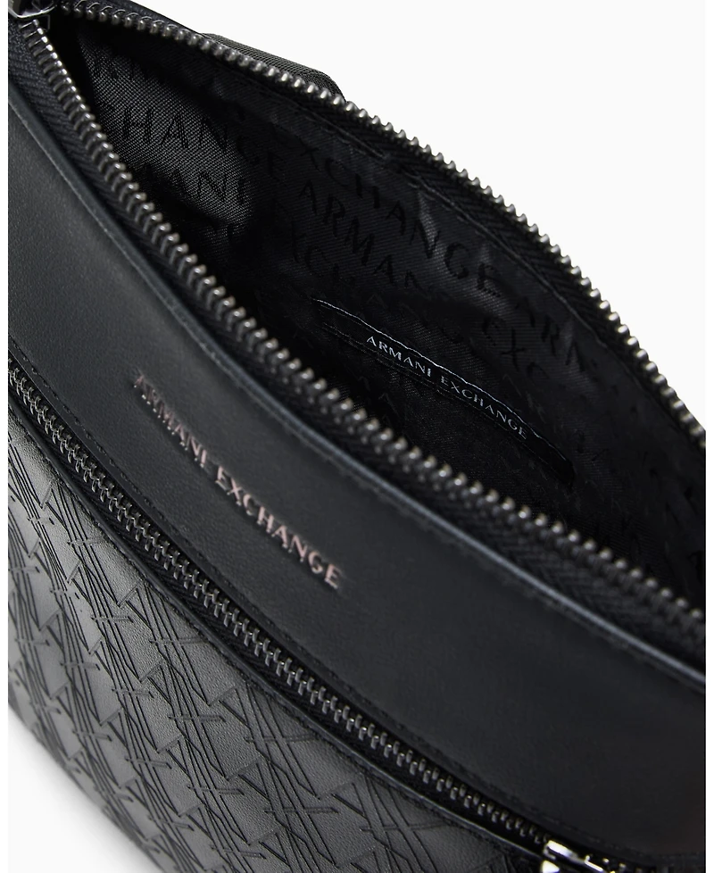 A|X Armani Exchange Men's Flat Crossbody Bag