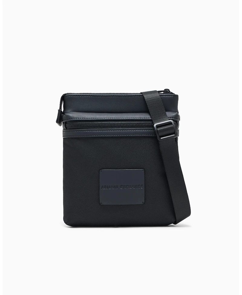 A|X Armani Exchange Men's James Flat Crossbody