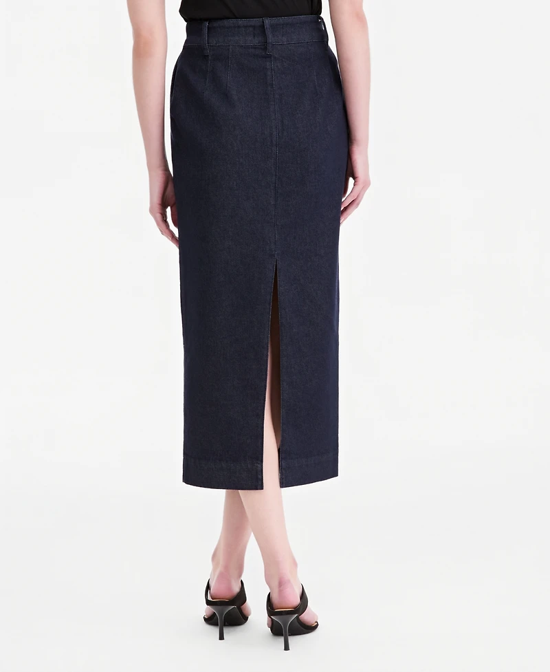 Jonathan Cohen X Macy's Women's Denim Pencil Midi Skirt, Exclusive