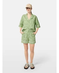 Scotch & Soda Women's High Rise Broderie Shorts