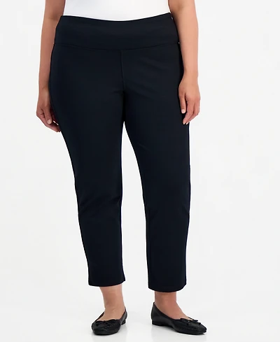 Style & Co Plus Ponte Straight-Leg Pants, Created For Macy's