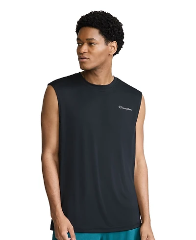 Champion Men's Script Sport Muscle Crewneck Tank Top