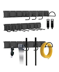 Xdovet Garden Tool Organizer Wall Mount 64" 12 Hooks Rack