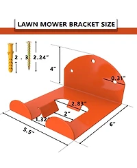 Xdovet Wall Hanger Heavy Duty Trimmer Rack Garden Power Tool Holder Weed Whackers Hedge Tools Pack