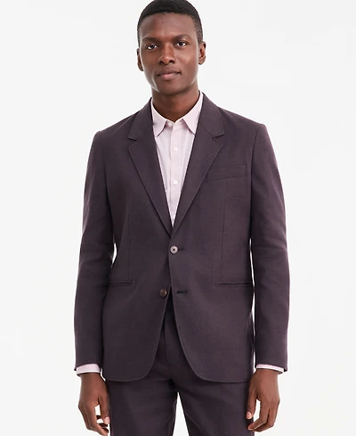 Alfani Men's Linen-Blend Tech Two-Button Blazer, Macy's Exclusive - Delavay