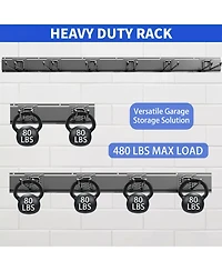 Xdovet Wall Mount Garden Organizer with Hooks