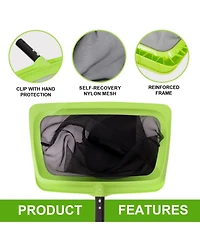 Xdovet Pool Skimmer Net Fine Mesh Deep Rake Frame