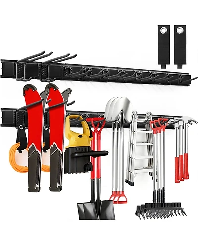 Xdovet Wall Mount Storage Rack Organizer Garden Tool Holder