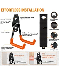 Xdovet Steel Wall Mount Organizer for Tools Ladder Hose Bike Rope Storage