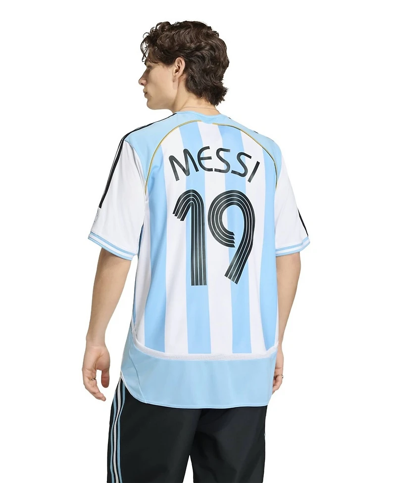 Adidas Men's Lionel Messi White Argentina National Team 2006 Bringback Home Jersey