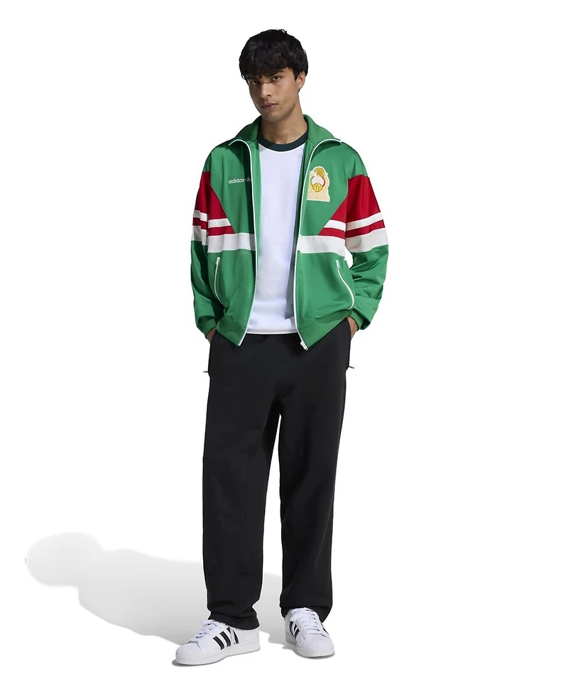 Adidas Men's Green Mexico National Team 1986 Bringback Full-Zip Track Jacket